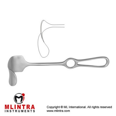 Kocher Retractor Stainless Steel, 25 cm - 9 3/4" Blade Size 80 x 45 mm Kocher Retractor Stainless Steel, 25 cm - 9 3/4" Blade Size 80 x 45 mm